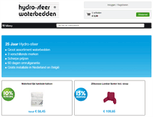 Tablet Screenshot of hydrosfeer.nl